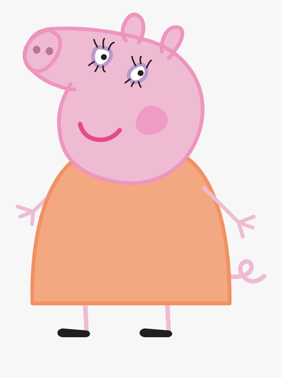 Peppa Pig Mummy - Peppa Pig Em Png, Transparent Clipart