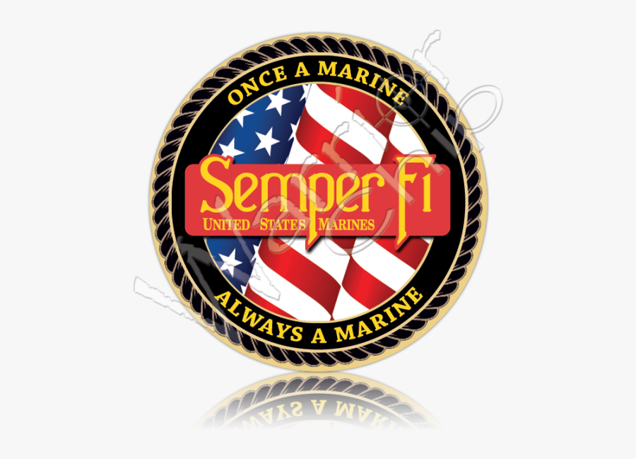 Once A Marine Always A Marine Sign, Transparent Clipart