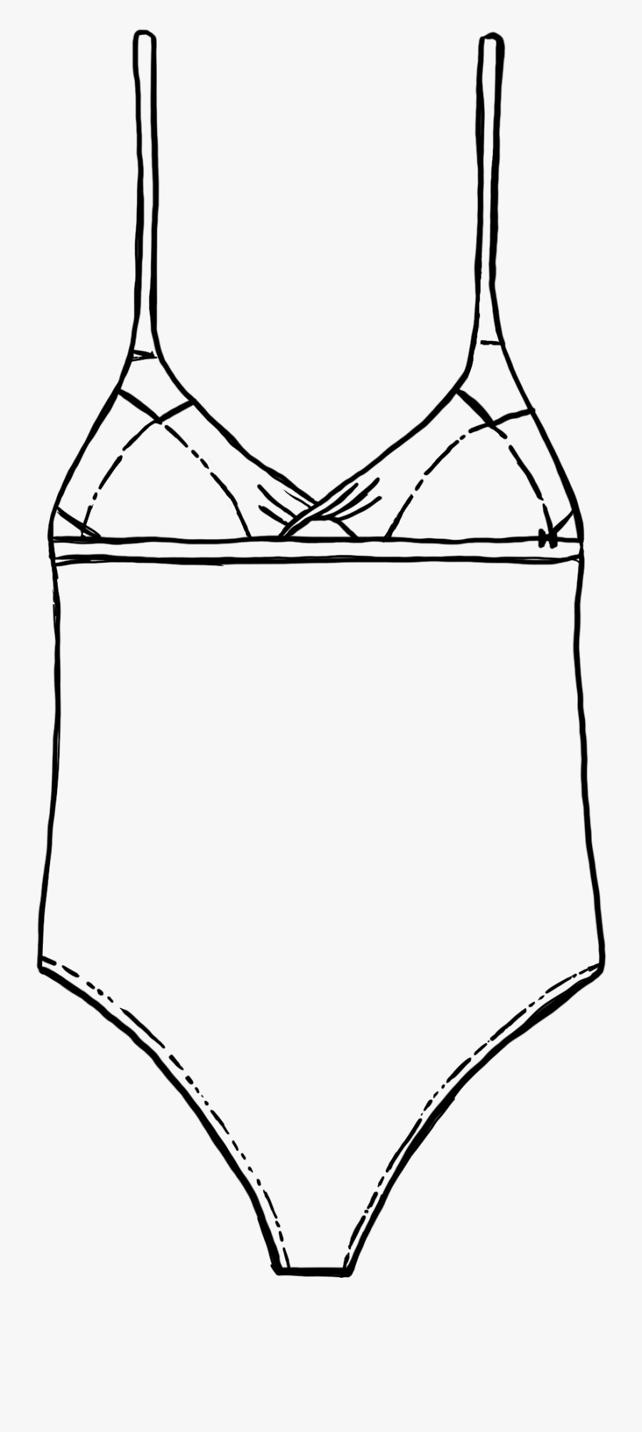 Clip Art Intimates And Bodysuits By - Lingerie Top, Transparent Clipart