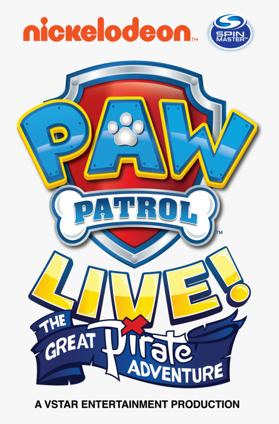 Release Logo - Paw Patrol Live The Great Pirate Adventure Logo, Transparent Clipart