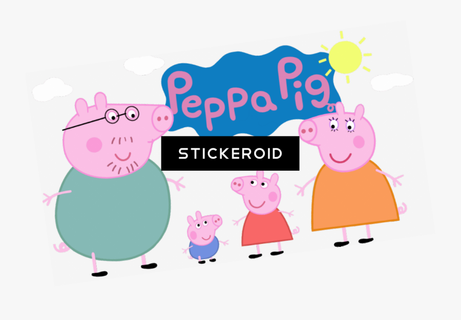 Peppa Pig Gif Animated Clipart , Png Download - Peppa Pig Family Vector, Transparent Clipart