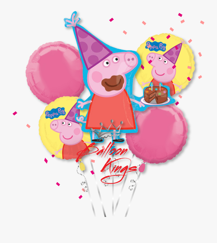 Peppa Pig Bouquet, Transparent Clipart