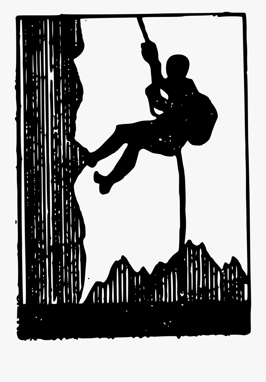 Mountain Silhouette Clipart At Getdrawings - Clip Art Mountain Climbing, Transparent Clipart