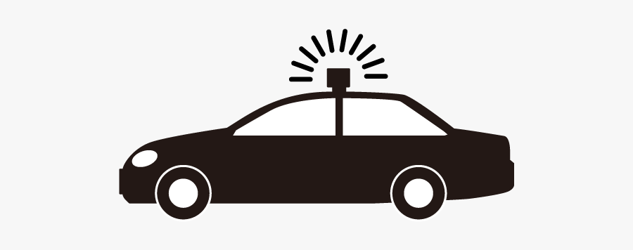 Police Car Icon Png, Transparent Clipart