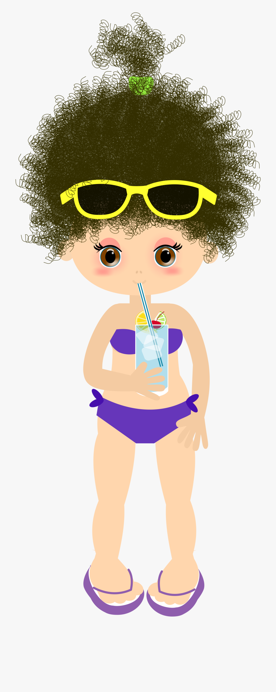 Goggles Clipart Pool Party - Clipart Cute Vector Girls Pool Party Clipart, Transparent Clipart