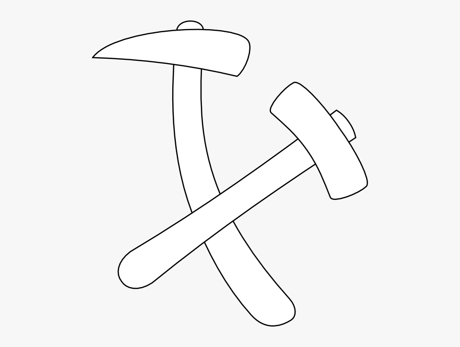 Transparent Axe Clipart - Symbol Of Axe And Hammer, Transparent Clipart