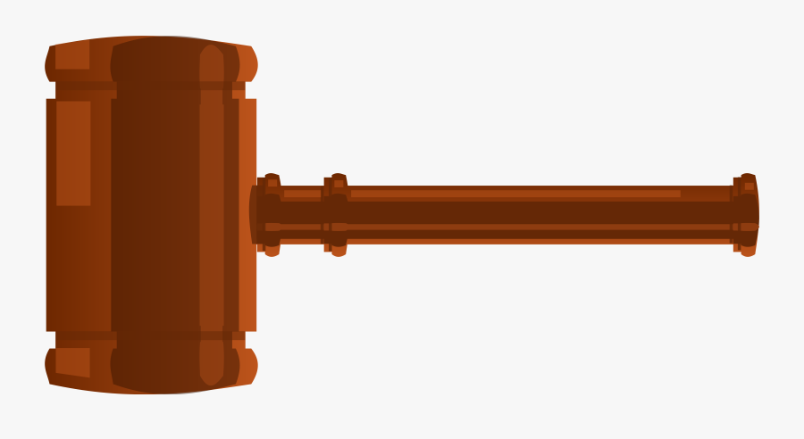 Clipart - - Wooden Gavel Clip Art, Transparent Clipart