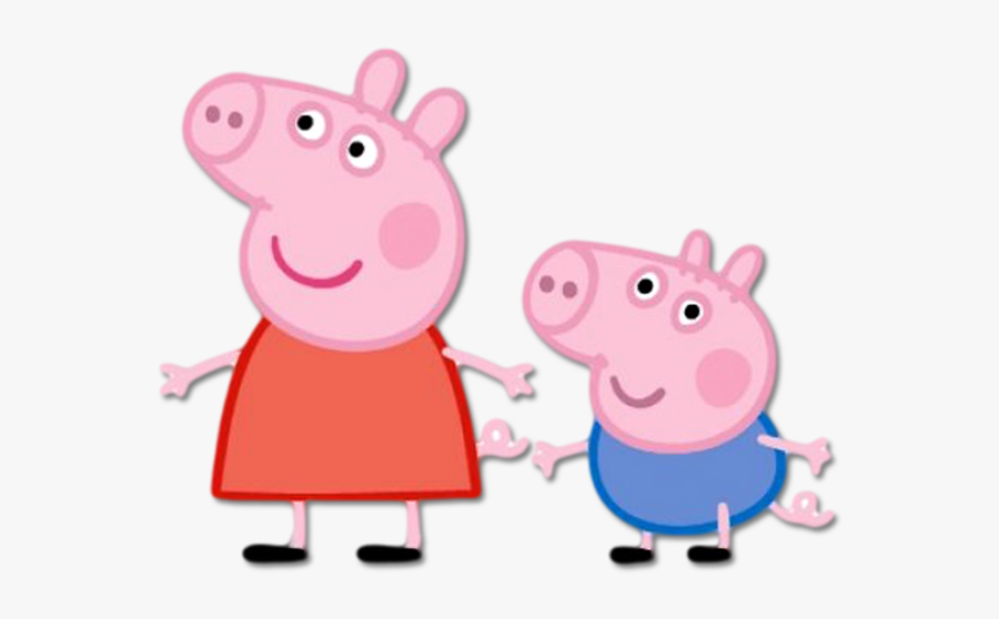 Clipart Birthday Peppa Pig - Peppa Pig And George, Transparent Clipart