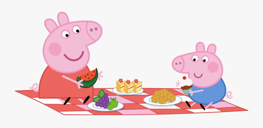Picnic Party Paper Convite - Piquenique Peppa Pig Png , Free Transparent Clipart - ClipartKey