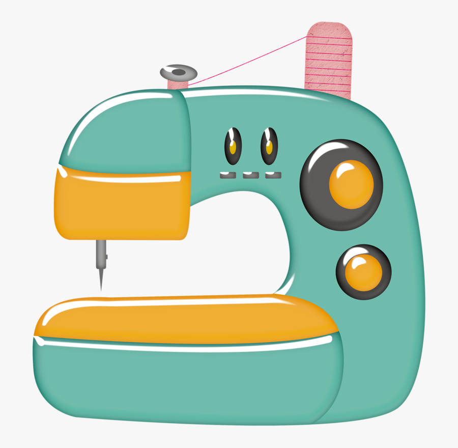 Transparent Sewing Clip Art - Sewing Machine Thread Cartoon, Transparent Clipart