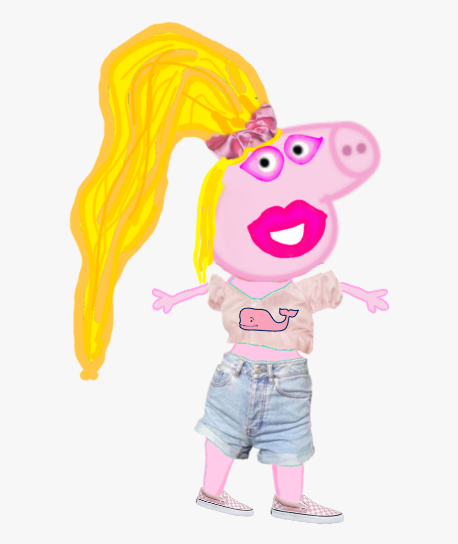 #peppa #peppapig #vsco #vscopeppa #peppa Pig #peppapigmeme - Cartoon, Transparent Clipart