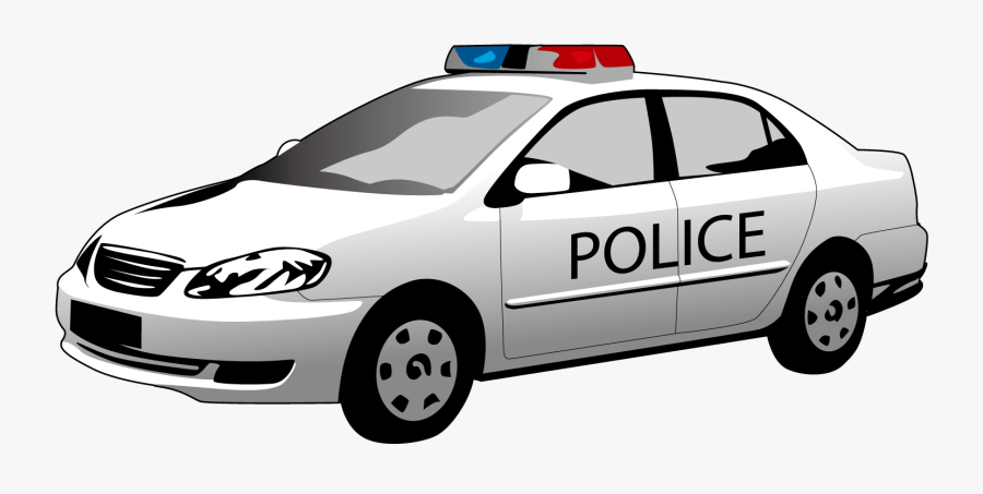 Police Car Police Officer - Psd Police Car Vector Png, Transparent Clipart