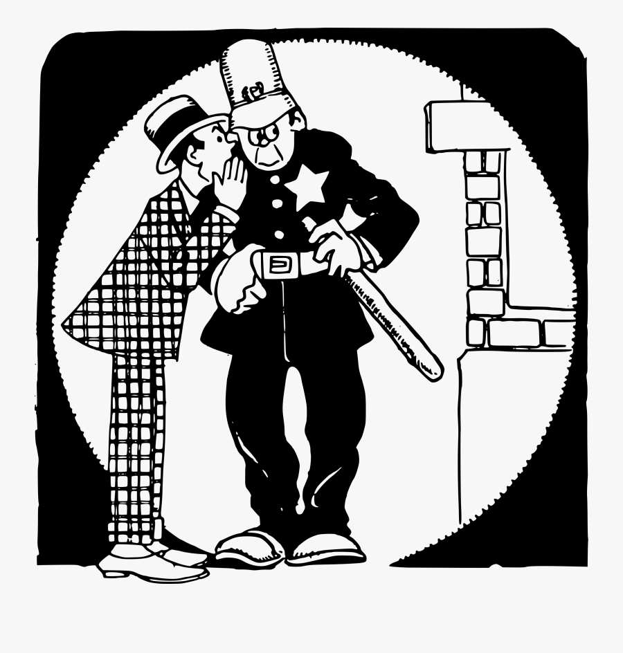 Clipart - Police Snitch Clip Art, Transparent Clipart