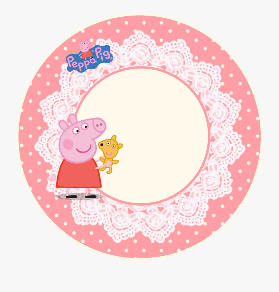 Peppa Pig And Family, Toppers Or Free Printable Candy - Peppa Pig Png Para Imprimir, Transparent Clipart