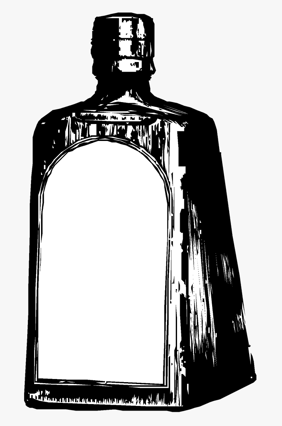 Vintage Clip Art Medicine Free Picture - Medicine Bottle Drawing Png, Transparent Clipart