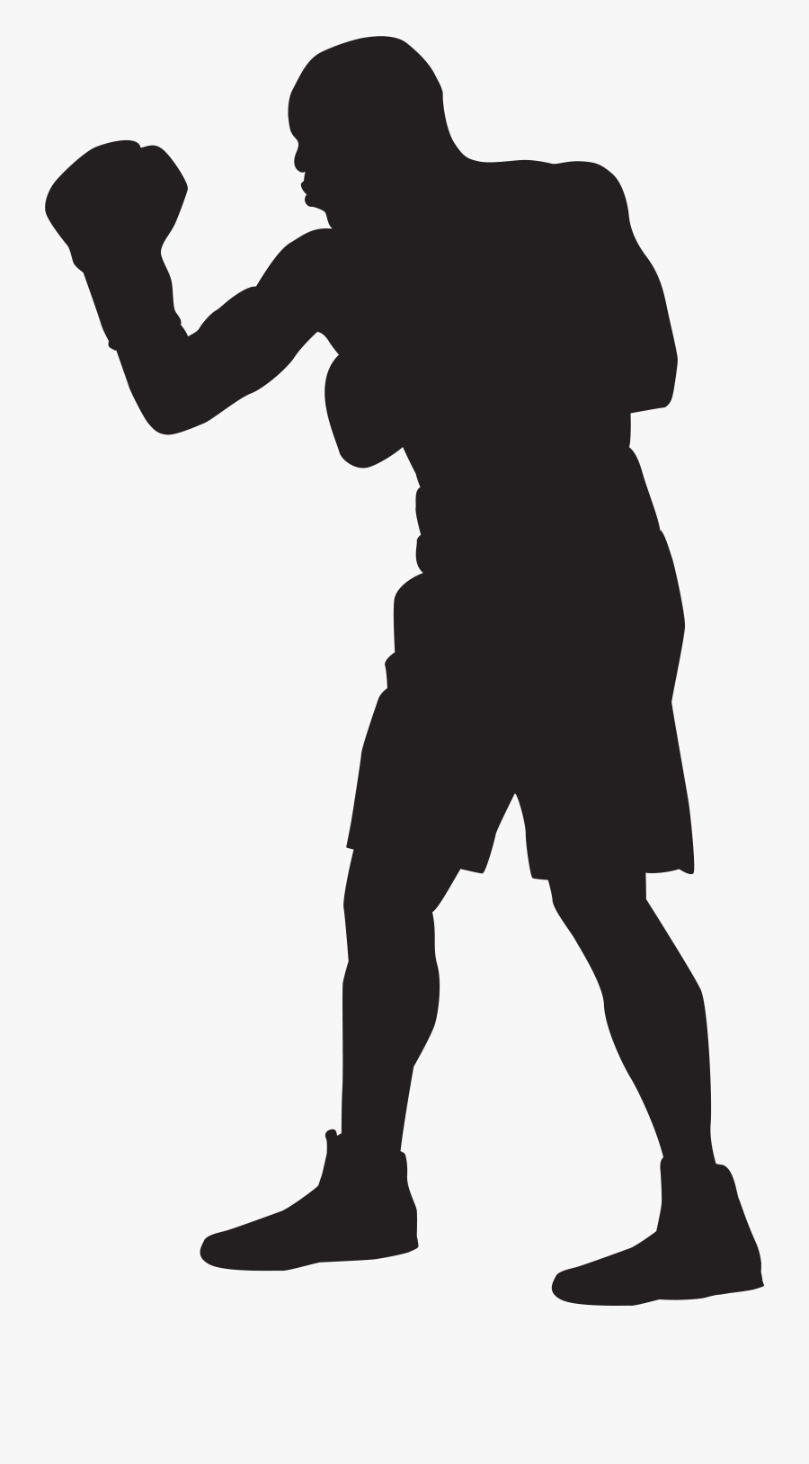 Silhouette Png Clip Art - Boxer Clipart Png, Transparent Clipart