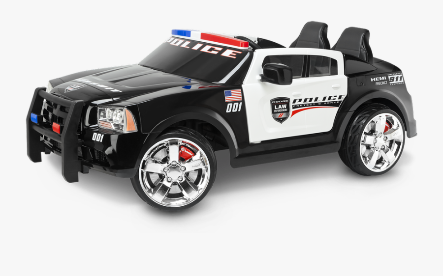 Transparent Police Car Clipart - Dodge Police Car Power Wheels, Transparent Clipart