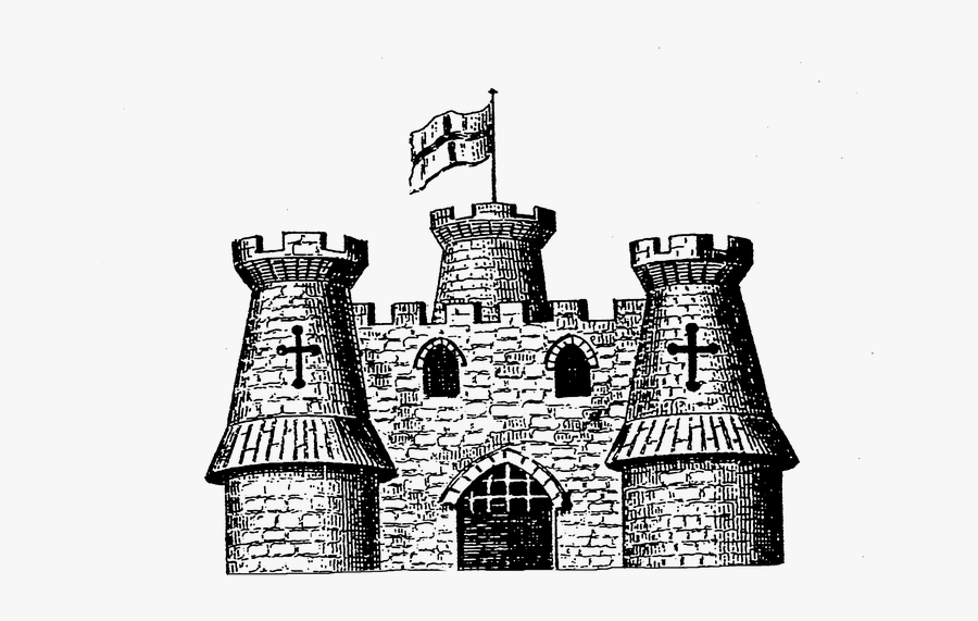 Free Vintage Clip Art - Castle Clip Art, Transparent Clipart