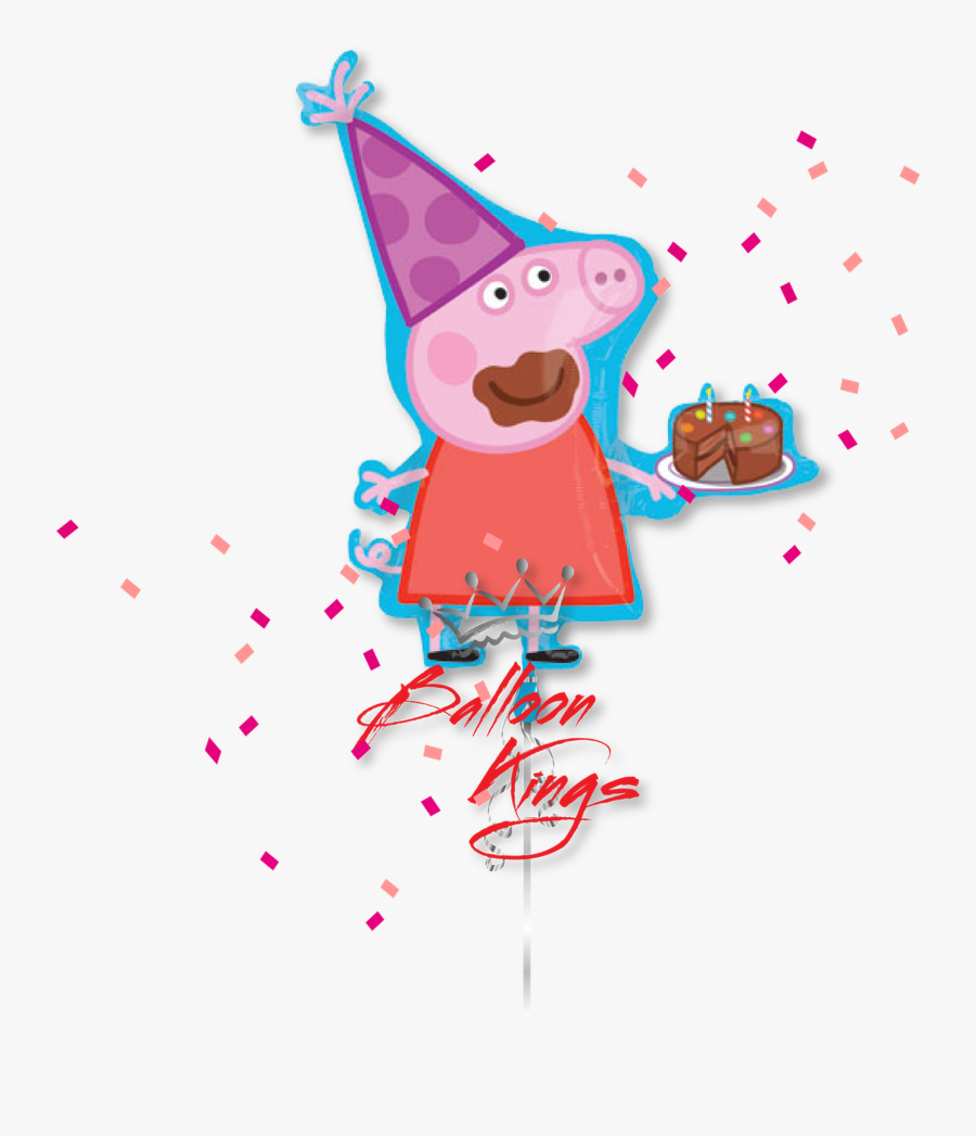 Peppa Pig - Birthday Peppa Pig, Transparent Clipart