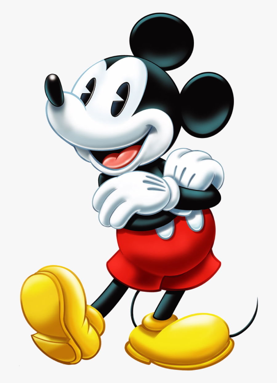 Transparent Mickey Mouse Clipart Black And White - Mickey Mouse Transparent Background, Transparent Clipart