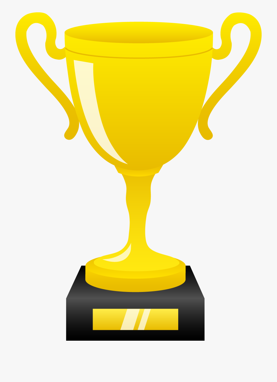Shiny Golden Trophy - Trophy Clipart, Transparent Clipart