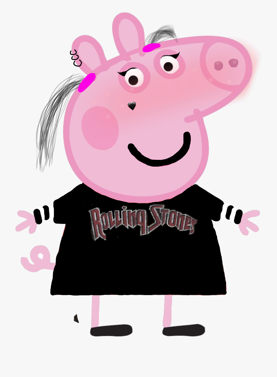 #peppa Pig #egirl - Peppa Pig E Girl, Transparent Clipart