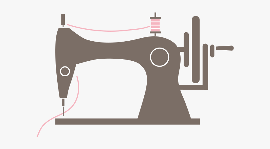 Butterquins Bespoke Hand Made - Png Of Sewing Machine Icon, Transparent Clipart