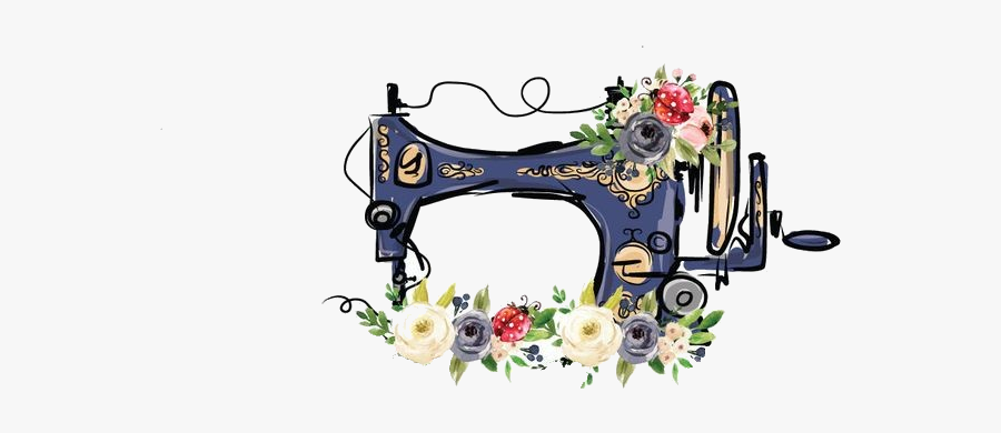 Sewingmachine Sewing Illustration Sew Freetoedit - Sewing Machine Watercolor Vector, Transparent Clipart