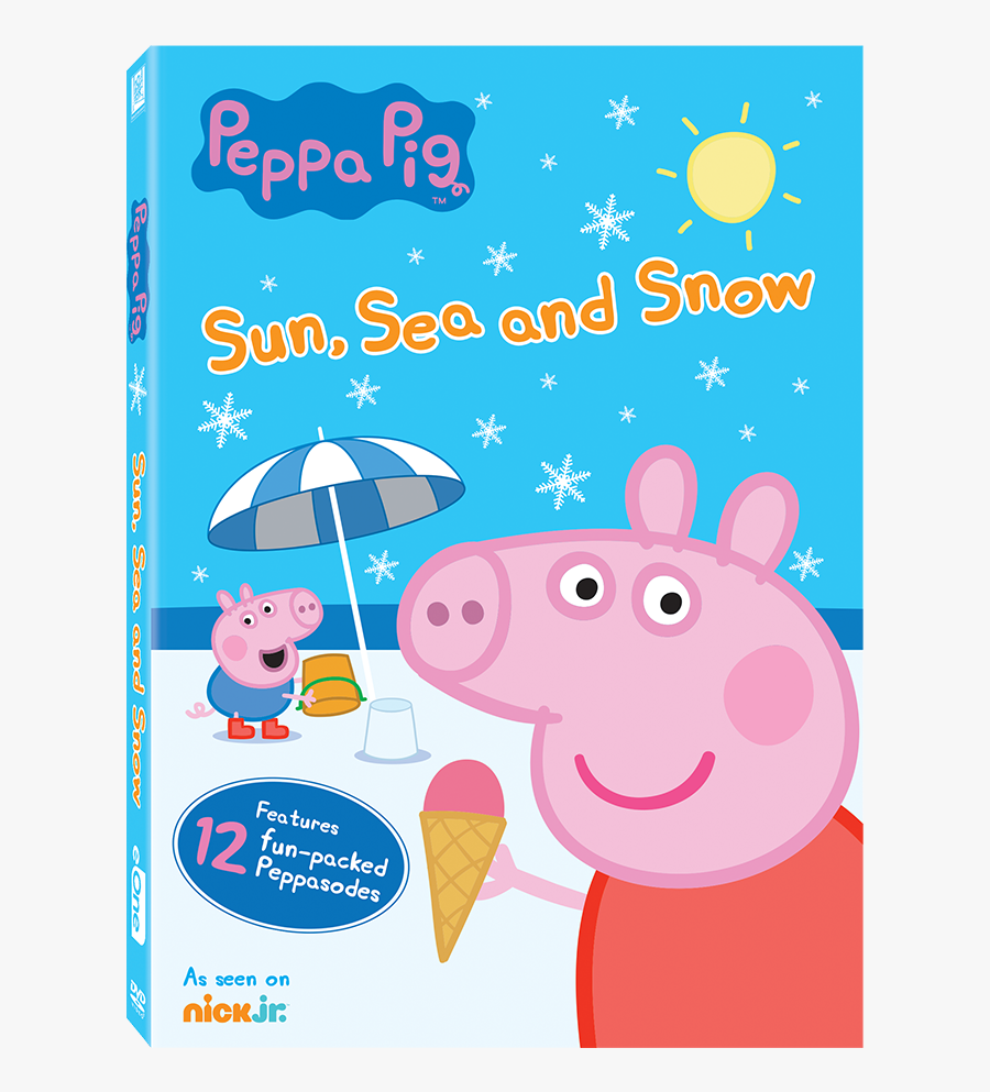 Peppa Pig Sun Sea Now Dvd - Peppa Pig Sunny Vacation Dvd, Transparent Clipart