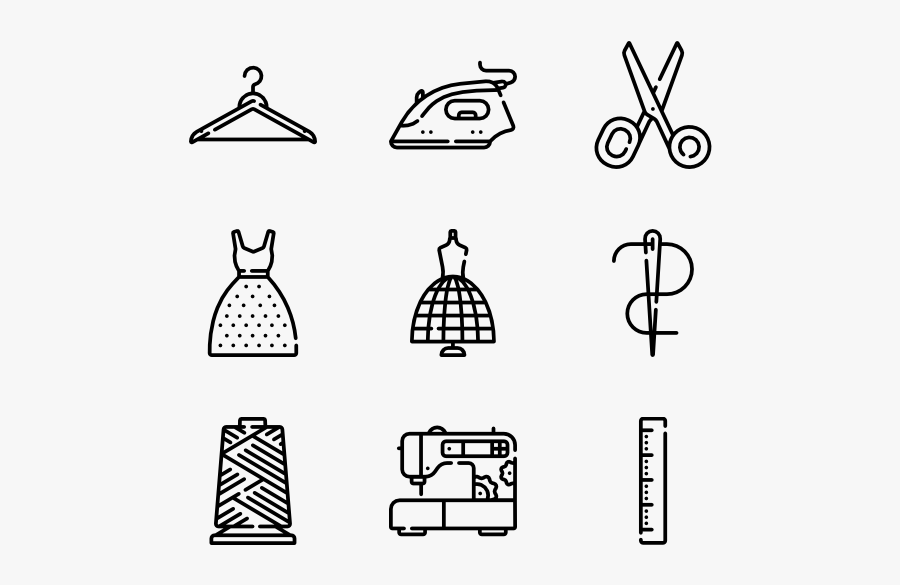 Sewing - Vector Sewing Machine Icon, Transparent Clipart