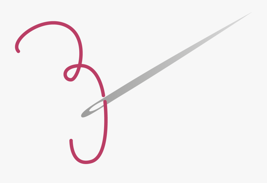 Sewing Needle Vector, Transparent Clipart