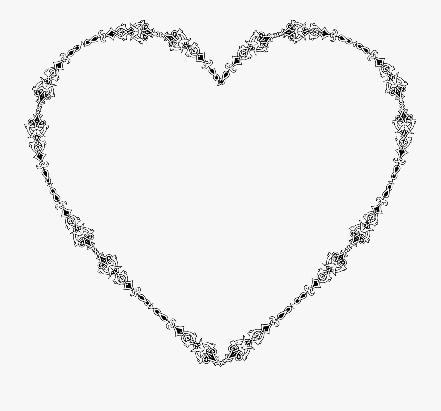 Vintage Clipart Heart - Heart, Transparent Clipart
