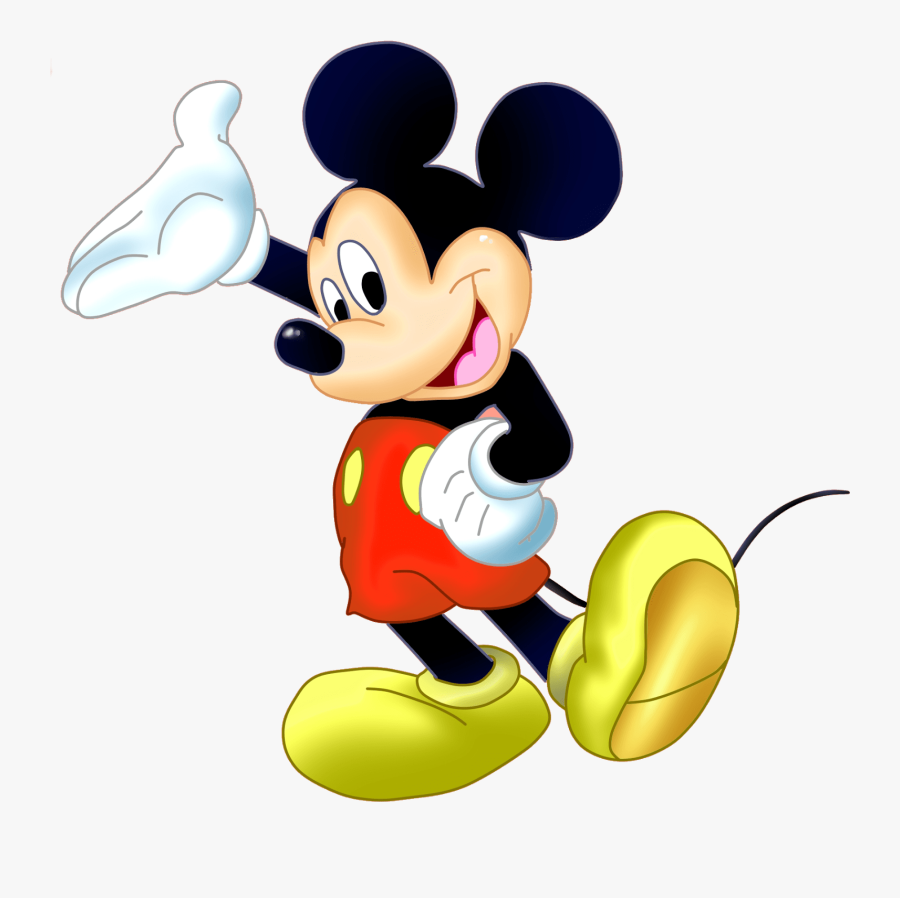 Mickey Sideview Transparent Png - Disney Mickey Mouse Png, Transparent Clipart