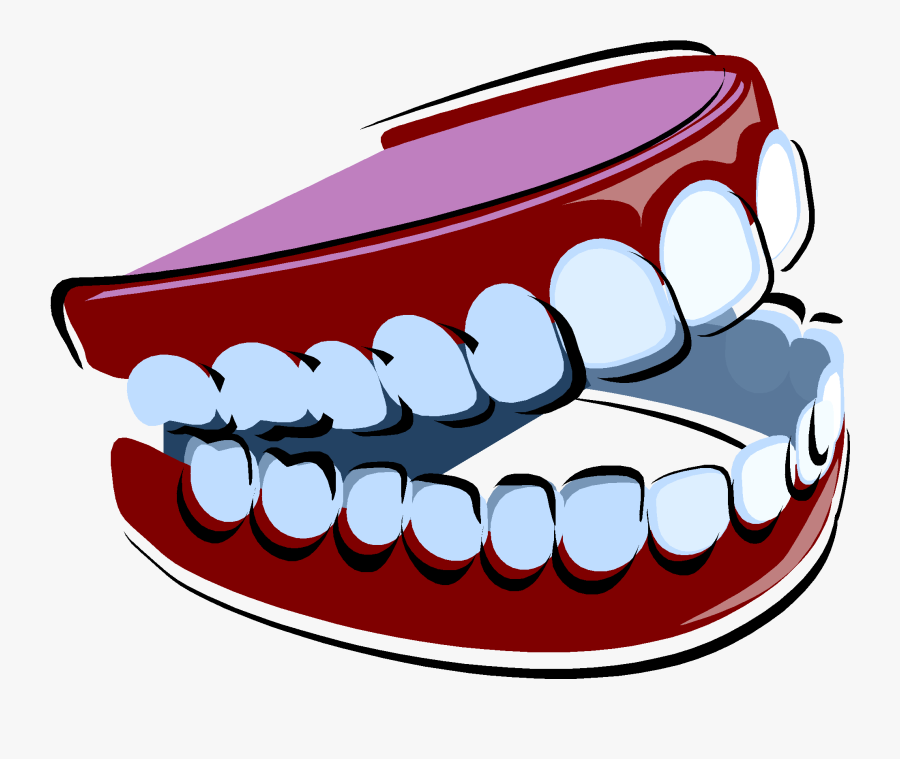 Clip Art False Teeth Clipart - Dentures Clipart, Transparent Clipart