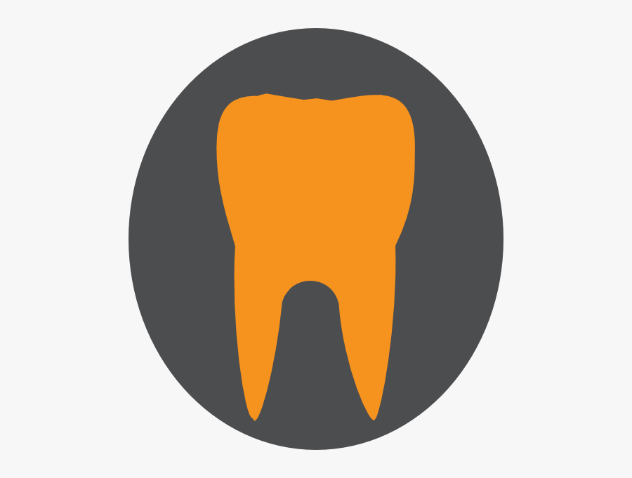 Orange/gray Tooth Svg Clip Arts, Transparent Clipart