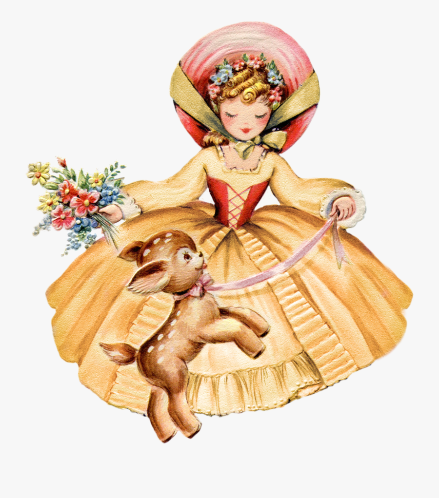 Free Spring And Autumn Girl Image - Clip Art, Transparent Clipart