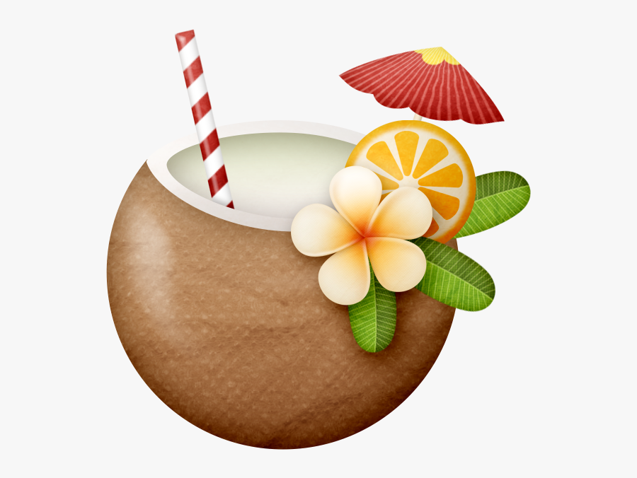 Coconut Clipart Hawaii - Hawaiian Clipart Png, Transparent Clipart