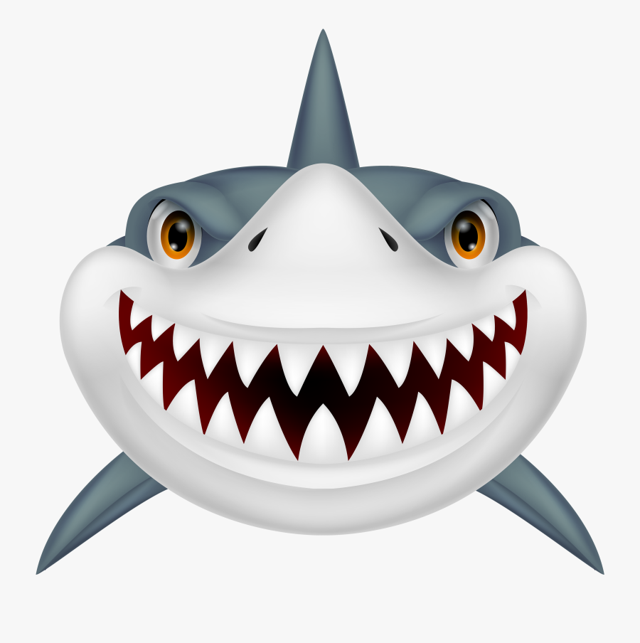Scary Shark Png Clipart - Shark Clipart Transparent Background, Transparent Clipart