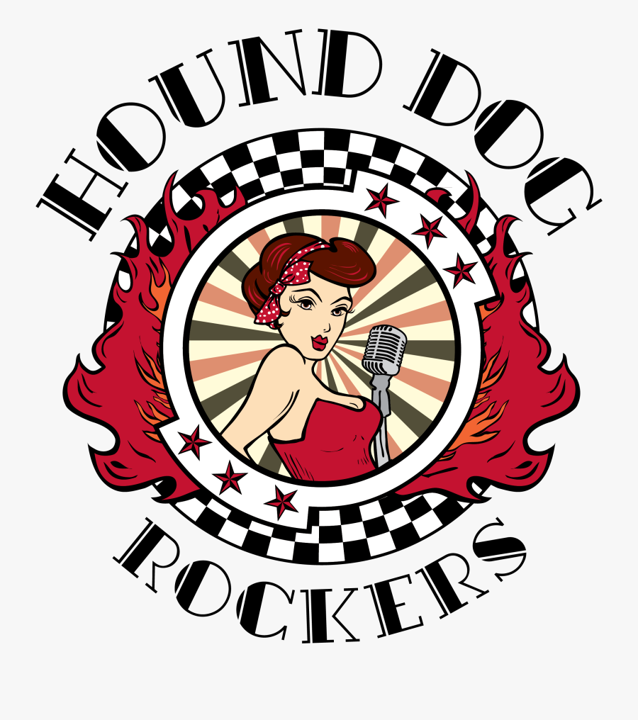 Pin Up, Hound Dog Rockers, Piano, Red, Smoke, Vintage,, Transparent Clipart