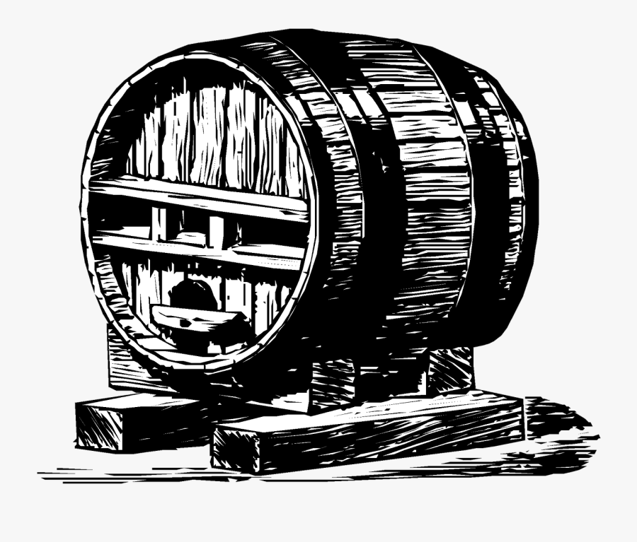 Vintage Clip Art Wine Free Picture - Wein Clipart Schwarz Weiß, Transparent Clipart