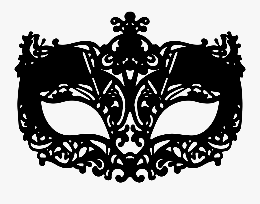 Carnival Mask By Anna Kovalchuk - Black Carnival Mask Png, Transparent Clipart