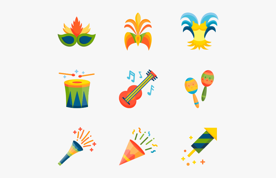 Brazil Carnival, Transparent Clipart