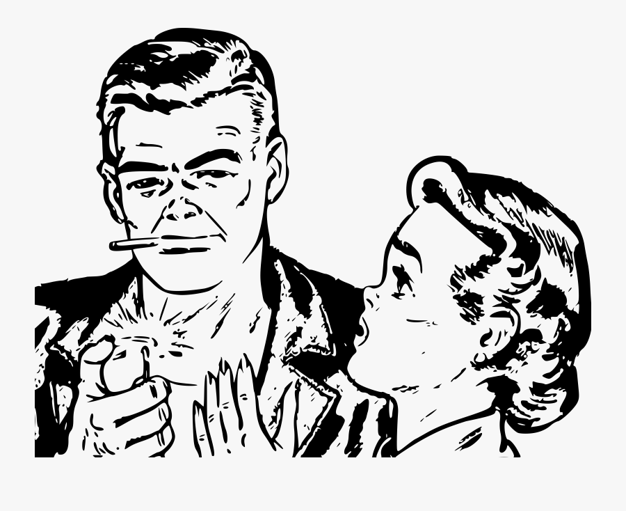 Guy Clipart Vintage - Retro Clip Art Png, Transparent Clipart