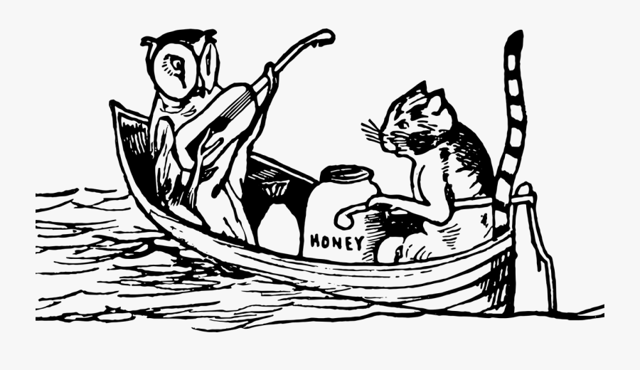 Owl And The Pussycat, Transparent Clipart