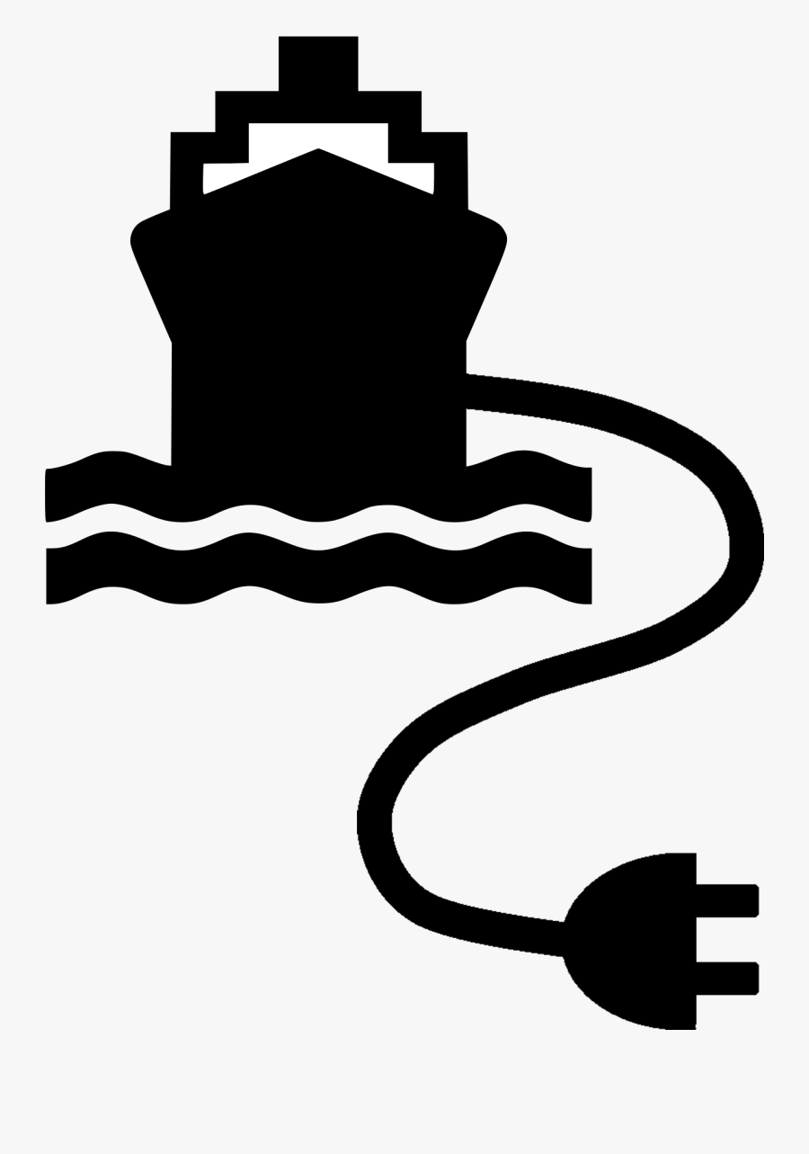 Electric Cable Ship Icon - Water Taxi Symbol Png, Transparent Clipart
