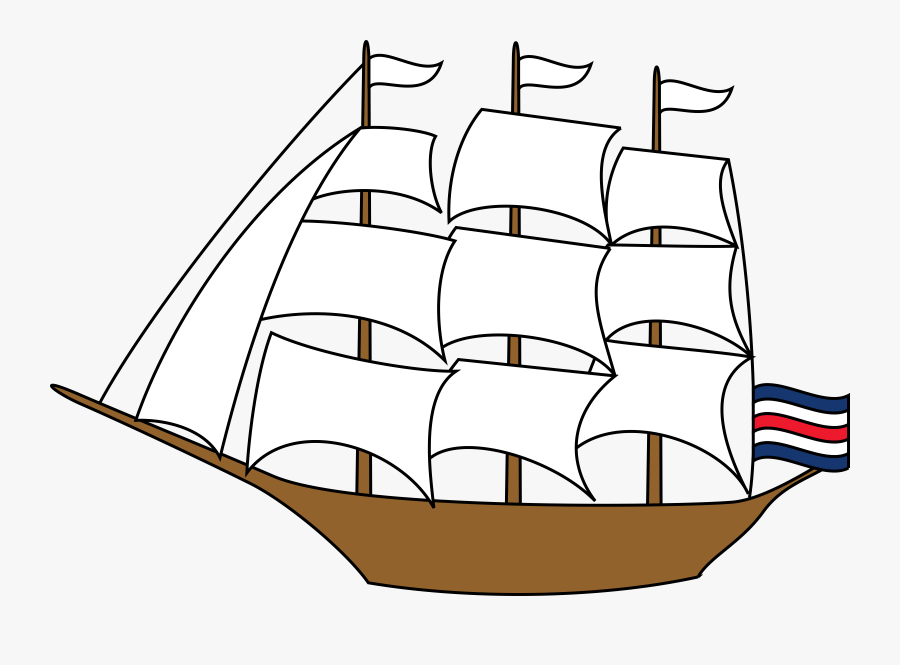 Transparent Ship Clip Art - Barko Clipart Black And White, Transparent Clipart