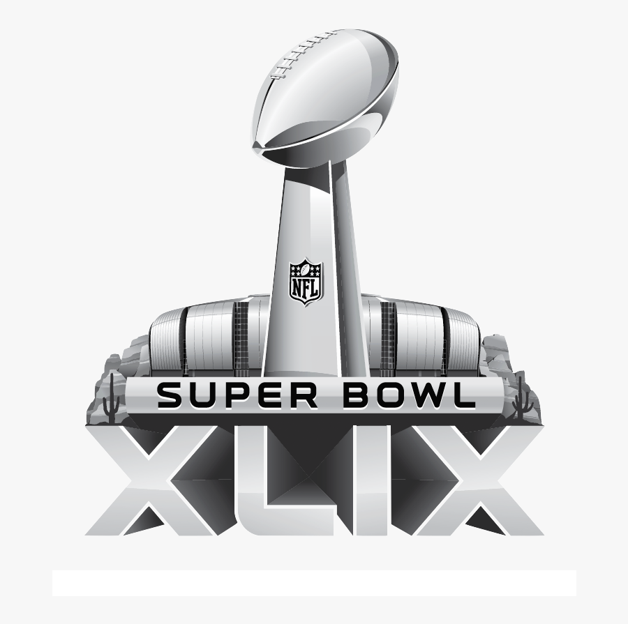 Free How Trophy Clipart To Draw Online Super Bowl Printable - Super Bowl Xlix Logo Png, Transparent Clipart