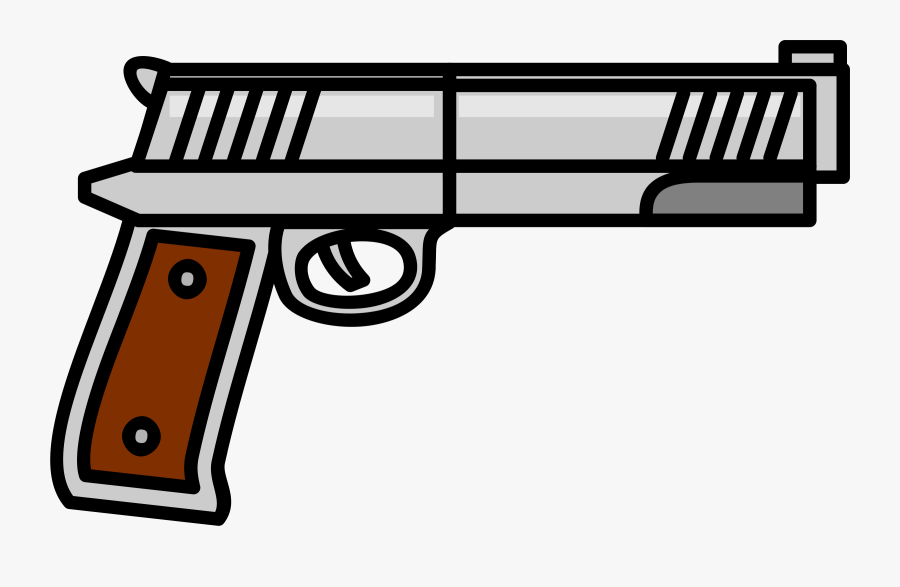 Gun Clipart Line Art - Gun Clipart, Transparent Clipart