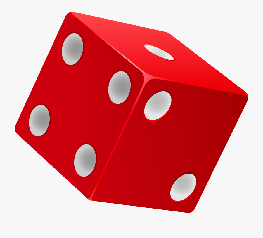 Red Dice Png Clip Art - Transparent Black Dice Png, Transparent Clipart