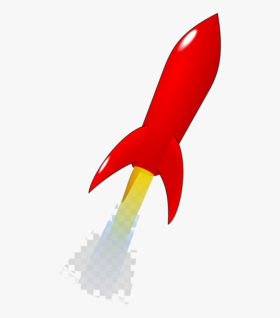 Rocket Ship Blue Clip Arts Clipart Stunning Transparent - Red Rocket, Transparent Clipart